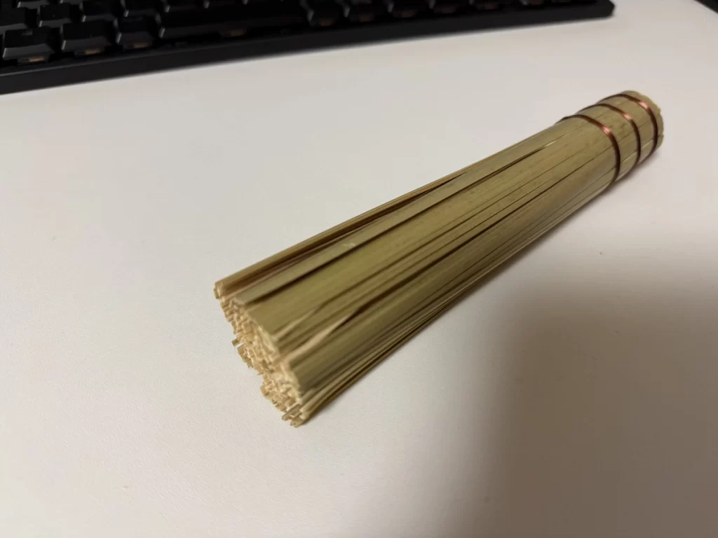 鉄フライパンの汚れ落とし用 竹製ササラ(付属品)